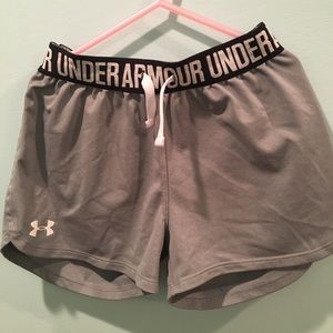 Under Armour girl shorts.